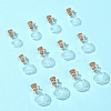 12Pcs 3 Styles Glass Bottles AJEW-FS0001-20-6