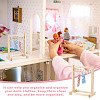 AHADEMAKER 1 Set Wood Doll Garment Rack Sets DJEW-GA0001-37-5