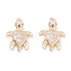 Rack Plating Brass Micro Pave Cubic Zirconia Pendants ZIRC-C026-07LG-1
