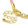 Nylon Cords Bracelet Makings Fit for Connector Charms AJEW-P116-02G-09-3