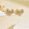 Brass Stud Earrings LS3031-2-1
