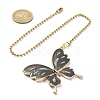 Butterfly Alloy Rhinestone Ceiling Fan Pull Chain Extenders FIND-JF00115-05-3