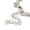 Alloy Thorns Link Chain Bracelet BJEW-C026-01P-3
