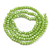 Electroplate Glass Beads Strands EGLA-A044-P6mm-A30-2