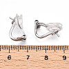 925 Sterling Silver Clip-on Earring Findings STER-T008-155P-3