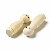 Unfinished Wooden Peg Dolls Display Decorations WOOD-E015-01E-2