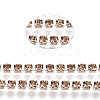 Electrophoresis Iron Rhinestone Strass Chains CHC-Q009-SS12-B18-2