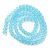 Transparent Glass Beads Strands GLAA-F029-4mm-20-2
