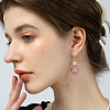 20Pcs 2 Colors Rack Plating Brass Clip-on Earring Converters Findings KK-BBC0019-60A-5