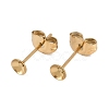 304 Stainless Steel Stud Earring Findings STAS-D389-03B-G-2