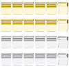 24Pcs 2 Colors Rack Plating Brass Glue-on Flat Pad Bails KK-HS0014-94-1