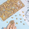 400Pcs 10 Styles CCB Plastic Tube Bails CCB-SC0001-25-3