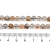Natural Black Gold Rutilated Quartz Beads Strands G-H093-B03-6mm-5
