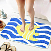 Flocking Fibre Tropical Fish Bath Mat AJEW-FZC0003-05B-6