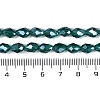 Transparent Electroplate Glass Beads Strands EGLA-N013-T8mm-B24-4
