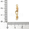 304 Stainless Steel S-Hook Clasps STAS-G373-04G-02-3