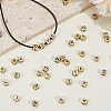 880Pcs Antique Golden Plated Large Hole Acrylic Letter European Beads PACR-PA0001-22-4