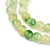 Dyed Natural White Jade Beads Strands G-T140-4mm-A05-4
