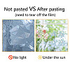 16Pcs Waterproof PVC Colored Laser Stained Window Film Static Stickers DIY-WH0314-098-8