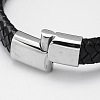 Braided Leather Cord Bracelets BJEW-I200-09-4