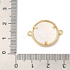 Rack Plating Brass Micro Pave Clear Cubic Zirconia Spanish Faith Cross Connector Charms X-KK-L220-003G-03-3