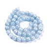 Natural White Jade Beads Strands X-G-L500-01-8mm-3