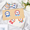 Round Award Paper Self-Adhesive Stickers DIY-WH20001-59-4