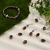 10Pcs Handmade Polymer Clay Rhinestone Beads RB-SC0001-22-4