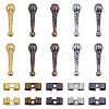 75Pcs 10 Styles Alloy Cord Ends FIND-ME0003-03-1