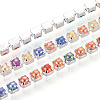 Iron & ABS Imitation Pearl Cup Chains CH-T007-01A-01-1