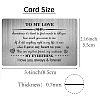 Rectangle 201 Stainless Steel Custom Blank Thermal Transfer Wallet Card DIY-WH0252-020-2