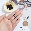 2 Strands Natural Black Spinel Beads Strands G-NB0004-61-3
