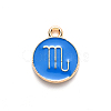Alloy Enamel Pendants LS-ENAM-S124-01B-02L-2