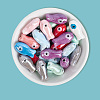 40Pcs Handmade Porcelain Beads PORC-LT0001-06-6