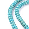 Synthetic Turquoise Beads Strands TURQ-G109-8x5mm-06-2