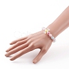 Transparent Acrylic Beads Stretch Bracelets for Kids BJEW-JB05862-6