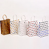 Polka Dot Pattern Rectangle Paper Bags CON-PW0001-122-1