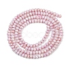 Electroplate Rondelle Glass Beads Strands GL-T021-2x2.5mm-17-20-2