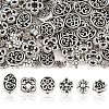 180Pcs 6 Styles Alloy Beads FIND-YW0010-61-1