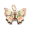 Painted Brass Pendants KK-CBAA339-02C-1