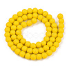 Opaque Glass Beads Strands GLAA-T032-P6mm-MD08-3