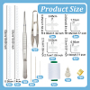 2 Sets Polyoxymethylene(POM) Toy Skeleton Joint DIY-OC0012-27-2