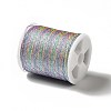 12 Rolls Polyester Metallic Threads OCOR-E026-08-3