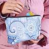 6Pcs 6 Colors Polyester Tarp Zip Cosmetic Pouches ABAG-SZ0001-25-7