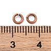 Brass Saw Cut Open Jump Rings KK-G514-01B-R-4