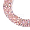 Electroplate Glass Beads Strands X-GLAA-Q105-03B-3
