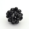 Glass Crystal Round Woven Beads LS-GLAA-A034-8mm-A08-1