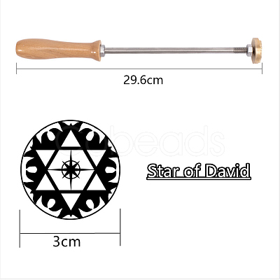 Stamping Embossing Soldering Brass with Stamp AJEW-WH0113-15Y-1