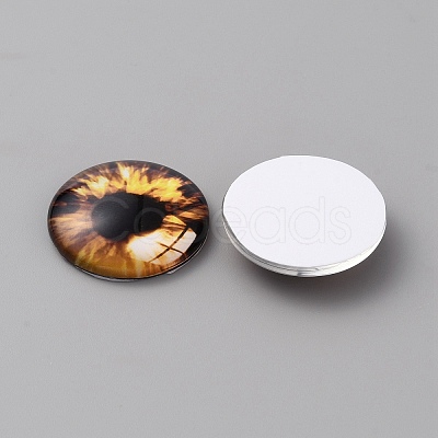Glass Cabochons GLAA-WH0033-75H-07-1