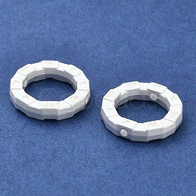 Matte Alloy Beads PALLOY-R145-14MS-1